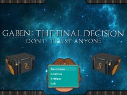 GabeN: The Final Decision Title Screen